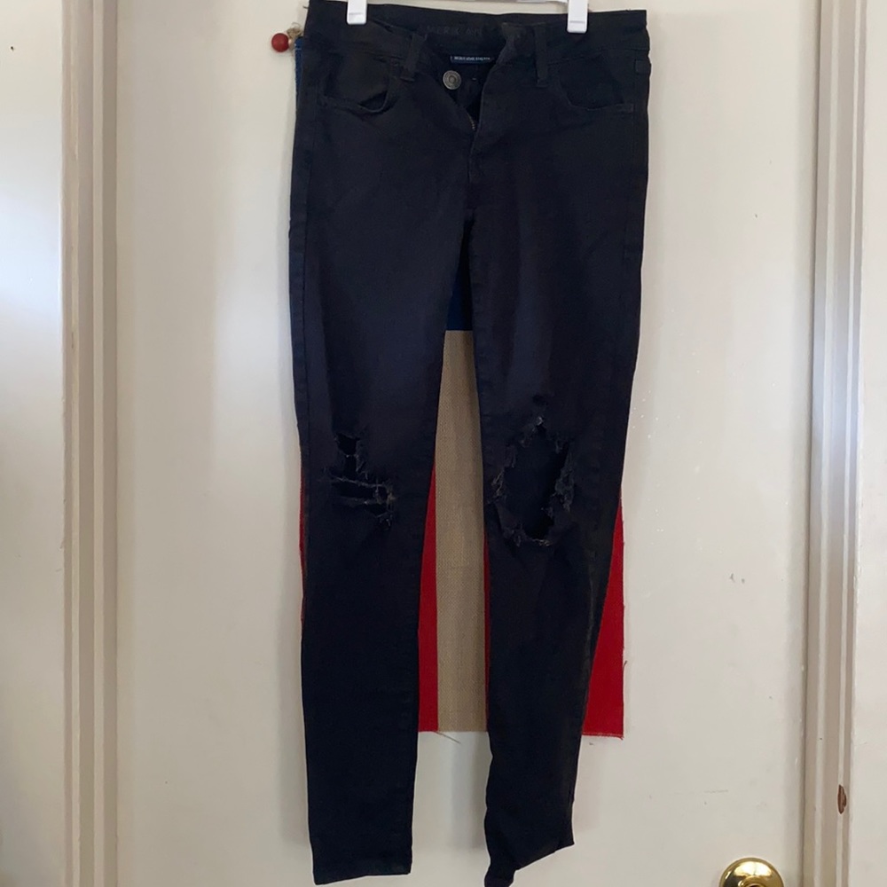 Black skinny jeans